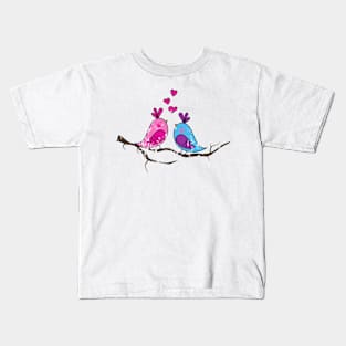 Retro Vintage Grunge Valentine's Day Kids T-Shirt